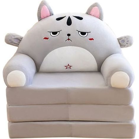 Canapé Pliable - Lit D'appoint Enfants Et Adultes - Housse Amovible Lavable - 50 X 40 X 40 Cm - 1 Pièce (1/5)