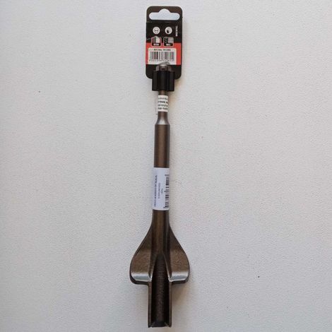 Benman scalpello punta a sgorbia da 23mm ed alette per tassellatore sds-plus - lunghezza 380mm (1/5)