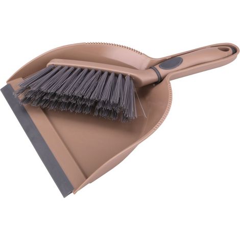 Scopa con paletta mini Mokka set per spazzare grigio-beige (1/3)