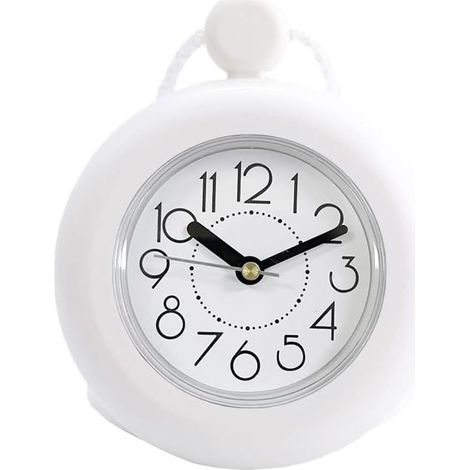 Orologio da doccia, orologio da bagno impermeabile, mini orologio da bagno, orologio da asciugamano, orologio da parete e da scrivania a doppia funzione, orologio da parete per cucina (1/5)