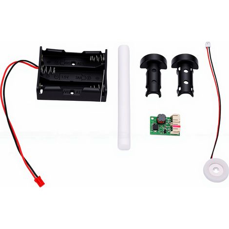 Module humidificateur USB avec interrupteur, boîtier de piles, plaque d'atomisation à pulvérisation unique et carte de commande pour projets électroniques DIY. (1/5)