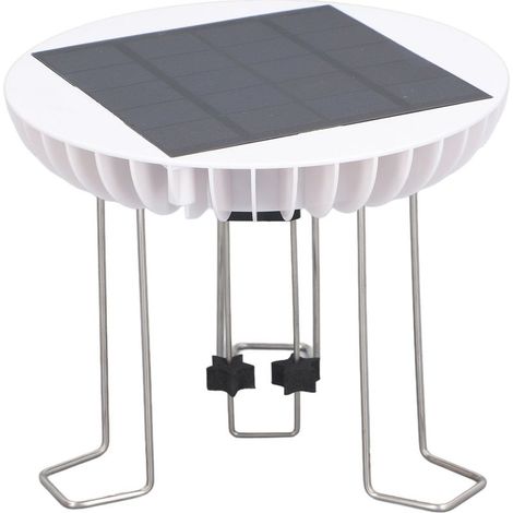 Agitateur silencieux à eau solaire, pour bain d'oiseaux, décoration d'étang de jardin, 5V 2W (1/5)