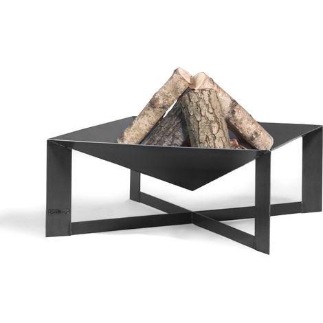 Cuba Fire Bowl - Steel - L70 x W70 cm - Black