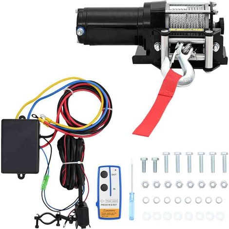 RHG Treuil électrique 12 V 1360 kg, avec télécommande sans fil (1/5)