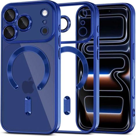 Tech-Protect Handyhülle kompatibel mit iPhone 17 Pro Max Magsafe Flex – Dunkelblau (1/5)