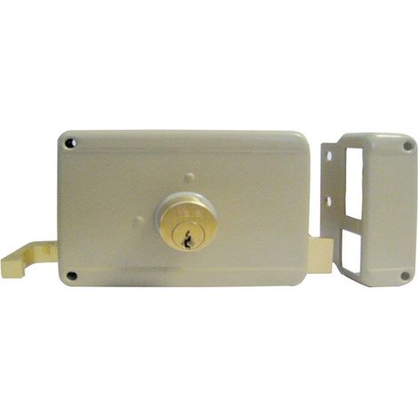 Serratura Legno Applicare 630 Yale C.tondo Fisso M2 con Tirante E.mm 70 Sx