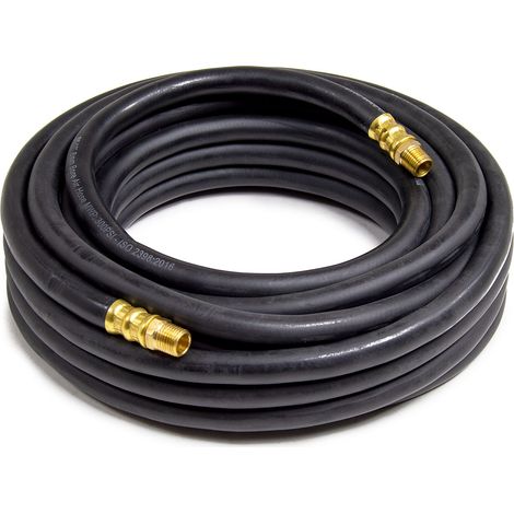 Wolf 10m Heavy Duty Rubber Air Hose, Pneumatic Tools & Compressors, 1/4-inch BSP (1/3)
