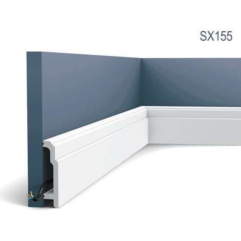 Battiscopa aspetto stucco decorativo Orac Decor SX155 LUXXUS
