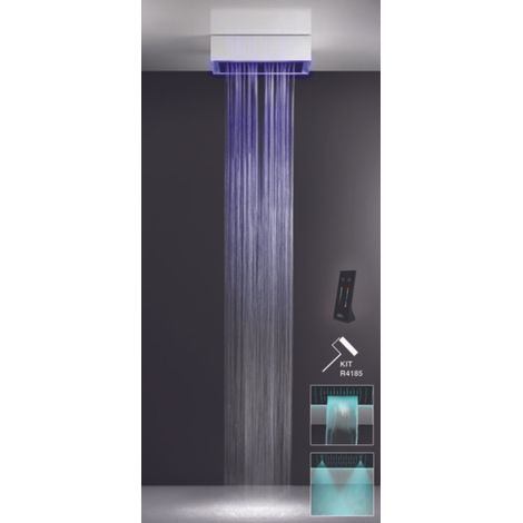 Gessi Afilo, système de douche intégré multifonctionnel 300x500