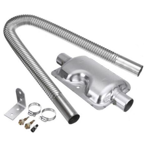 Chauffage Diesel Air Parking 600mm Échappement 24mm Silencieux Silencieux Kit
