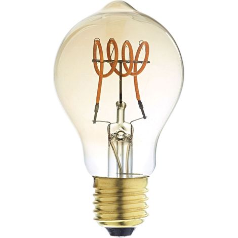 Lpe déco poire E27 LED 3,5W 2200K 190lm Cl. Enrg G 25000H dimmable ambrée ARIC 20022 (1/5)