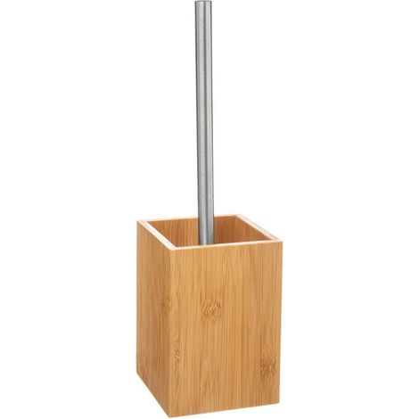 Brosse WC en bambou coloris naturel - PEGANE - (1/2)