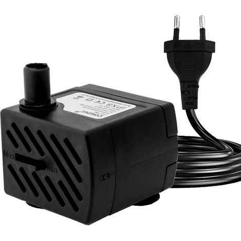 1 Pompe submersible, 3W, débit 180 L/H, silencieuse, pour aquarium, fontaine de table, jardin d'eau (1/5)