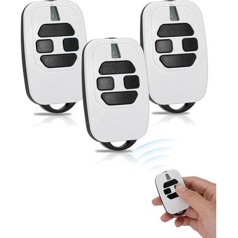 433,92 MHz Telecommande Portail pour GTI4, GTI2, GT2/4, Mio TR2/4, Mio TR2N/4N, 4 Canaux, Télécommande Portail, Bip Portail de Garage (3pcs) (1/5)