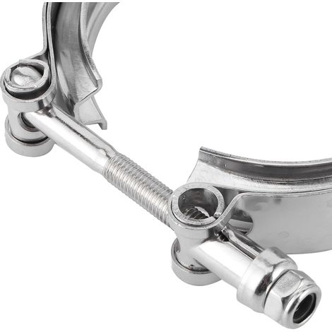 Tuyau d'échappement turbo à collier de serrage de 7,6 cm (3 pouces), acier inoxydable, lot de deux (1/4)