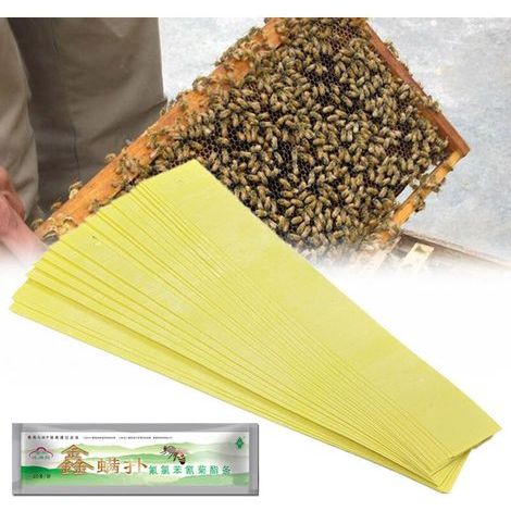 Packung mit 20 Fluvalinate Profi-Imkerstreifen gegen Varroamilben (1/5)