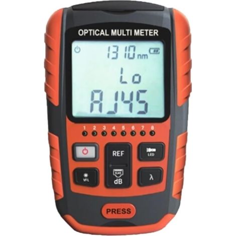 Compteur de puissance optique Testeur de stylo optique multifonctionnel de compteur de puissance 4 en 1, testeur de panne de câble LAN déconnecté Test de câble réseau Compteur de puissance à fibre opt (1/5)
