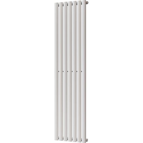 Omeara - White Vertical Radiator H1600mm x W406mm Single Panel (1/3)