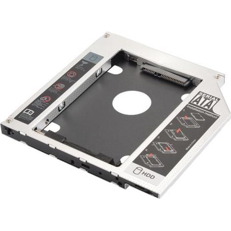 Boîte de caddy - XCSOURCE - Universel - 9.5 mm - SATA - 2,5 pouces (1/4)