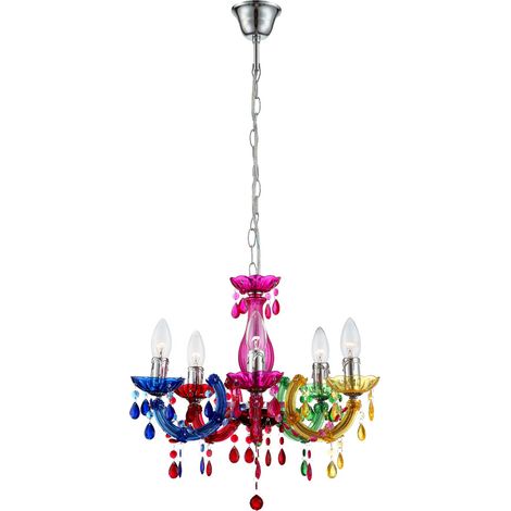 Globo - lámpara colgante - Cuimbra II - multicolor - metal - Ø (1/5)