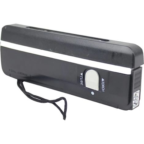 Lampe UV à ondes courtes (254 nm) pour timbres et billets de banque fluorescents. (1/5)