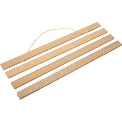 30 cm weißer magnetischer Holzfotorahmen, Sägemehlbefestigung ohne Bohren, Posterhalter, DIY-Rolle, Magnetbürsten, moderne Wanddekoration. (1/3)