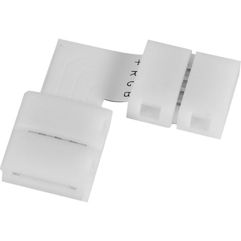 Stück 4-polige 10-mm-Lötfreie L-förmige Eckverbinder für 5050 RGB-LED-Streifen, Verbindungsadapter (1/5)
