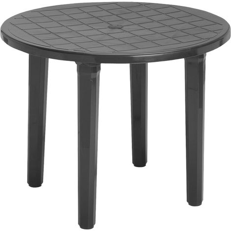 GARDEN LIFE mesa redonda antracita 90 cm 4024ant , Mesa redonda antracita 90cm 4024ANT. -Marca: Garden Life.
-Medidas: 90 x 90 x 72 cm. -Peso: 5,10 kg. -Material: resina. -Mesa de