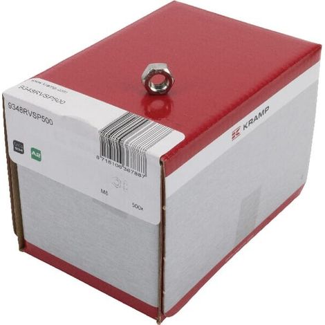 Tuerca hexagonal DIN934 M8x1.25 acero inox. A2 UNIVERSAL 9348RVSP500 (1/2)