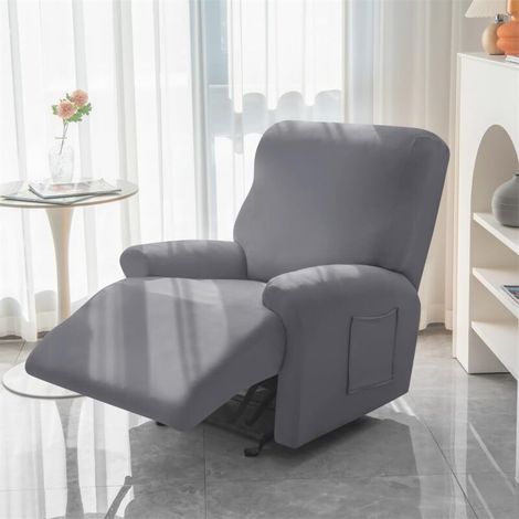 Wasserdichter Stretch-Sesselbezug – 92 % Polyester und 8 % Elastan – Rutschfest mit Seitentasche – Maschinenwaschbar (1/4)