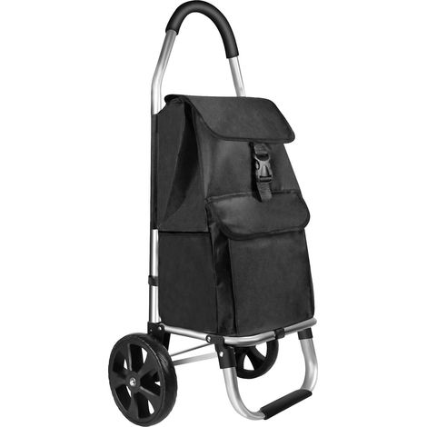Caddie à roulettes pliable à deux roues, caddie d'épicerie en aluminium, caddie mobile, caddie d'escalade d'escalier extractible, utilisé pour le stockage de pique-nique de voyage (1/5)