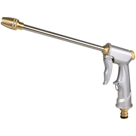 Garden Watering Guns, Metal Adjustable High Pressure Watering Spray, Waterproof Spray Gun Nozzle (1/5)