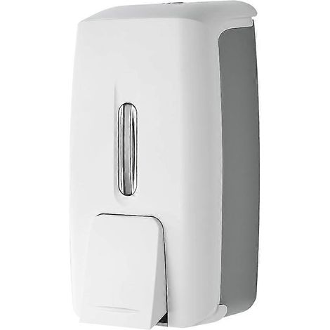 Distributeur de savon mural 828 ml (28 oz) pour salle de bain, distributeur de savon liquide et gel pour les mains, sans perçage (1/5)