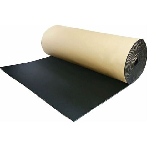 Auto-Schalldämpfer, schalldämmender Akustikschaum, Anti-Lärm-Wärmedämmung, Zellschaum-Schalldämpfer, 1 Rolle 200 cm x 50 cm, 3 mm (1/5)