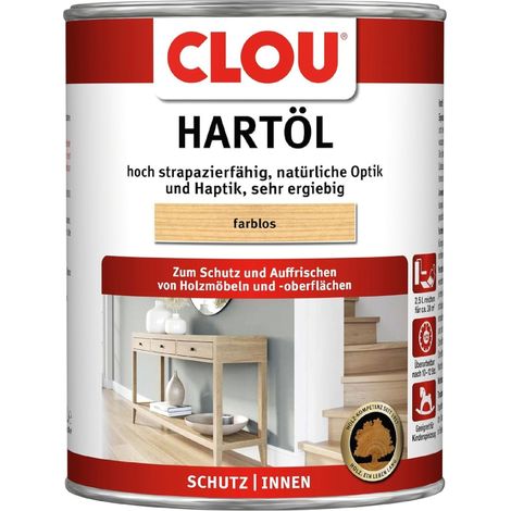 CLOU Hartöl Nr 0, farblos, 2,5 Ltr