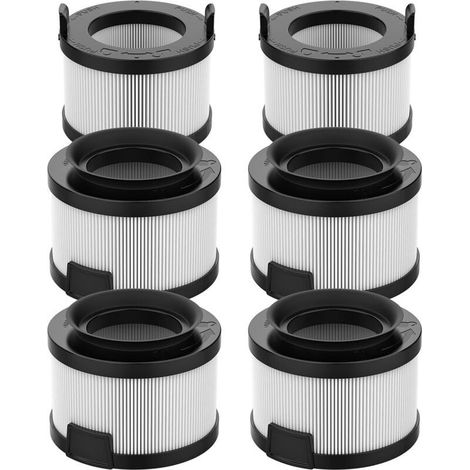 Lot de 6 filtres VortexIQ 40 pour aspirateur sans fil Levoit VortexIQ 40-RF/VortexIQ 40 Flex/LSV-VF401P-AEU - Filtre HEPA de rechange pour aspirateur Levoit VortexIQ 40 - Accessoires de rechange - 2 (1/4)