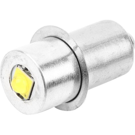 Ampoule LED 3W P13.5S pour lampe torche, lumière de travail et urgence (blanc, 3V) (1/5)