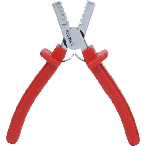 PZ0.25‑2.5 Pince à Sertir Compacte Outil de Service de Fil à Sertir pour la Connexion de Ligne de Décoration à la Maison