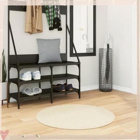 Tapis - VINGVO - HUARTE - poils courts doux - lavable 30°C - antidérapant 80 cm (1/5)