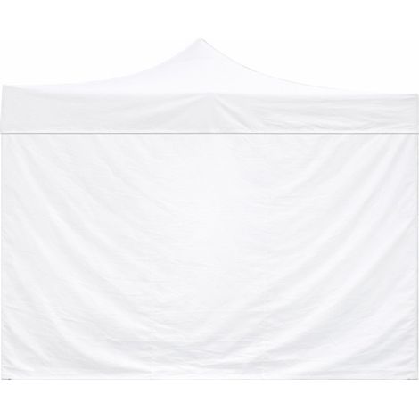 Bâche latérale imperméable blanche 3x2m, remplacement pour tonnelle pliante Market-Pro