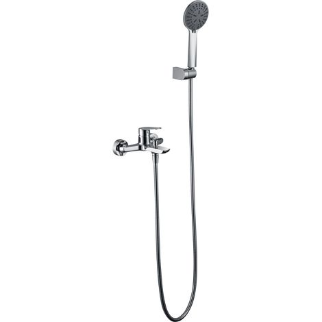 Imex -  Grifo Monomando Ducha y Bañera  Cromado Serie Bélgica