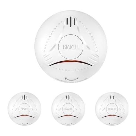 Lot de 3 détecteurs fumée avec Batterie(3 Pcs) - (1/5)