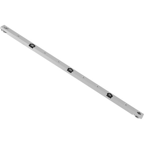 Barre de guidage en alliage d'aluminium pour scie circulaire, outil de menuiserie durable, 450 mm (1/5)
