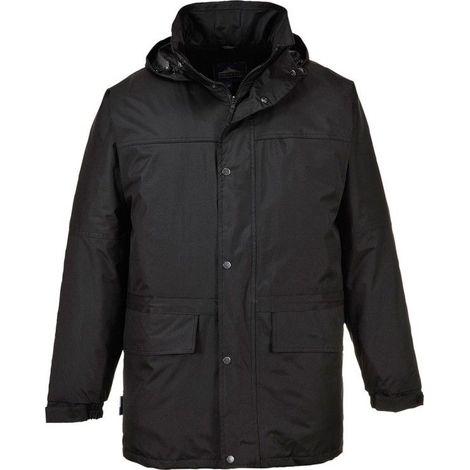 Parka imperméable doublée polaire Portwest Oban Noir XXL (1/2)