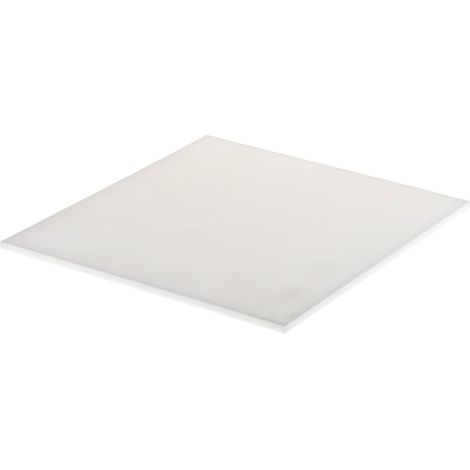 Rs Pro – Plaque PTFE 300mm x 300mm x 6mm – Résistance à la traction 25 MPa – Indice d'inflammabilité UL 94 V-0 – Absorption d'eau 0.3%
