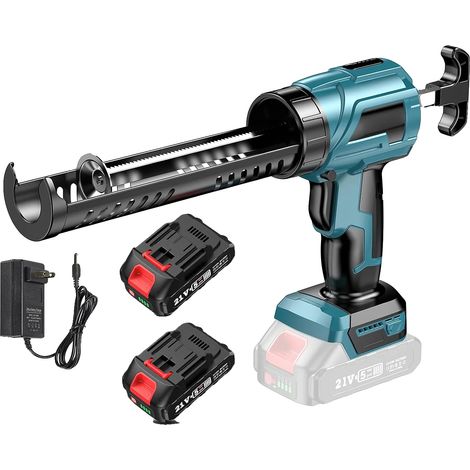 Pistolet à calfeutrer sans fil, contrôle à 4 vitesses, batterie rechargeable, Avec batterie 2X (1/2)