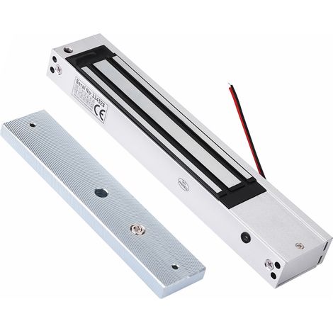 Serrure électromagnétique de porte, force de résistance de 280 kg, contrôle d'accès pour porte, armoire ou tiroir (1/5)