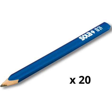 Matita copiativa kb 24 blu supporti umidi superfici bagnate confezione 20 pezzi
