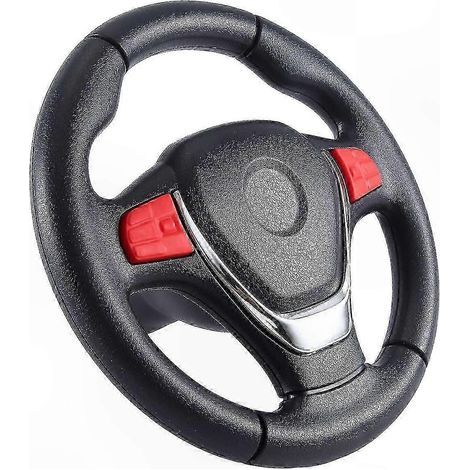 Replacement steering wheel for children's electric vehicles, compatible with strollers and ride-on toys. (1/5)