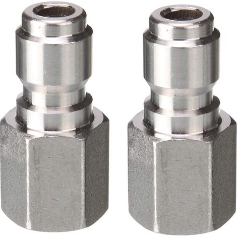 Coupleur pour nettoyeur haute pression, prise à connexion rapide, raccord NPT femelle 1/4", 5000 PSI, paquet de 2